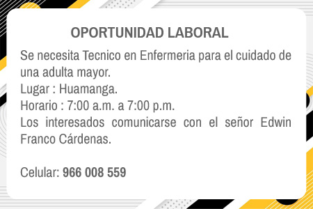 aviso empleo