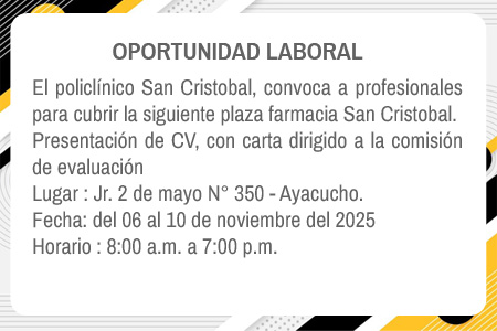 aviso empleo