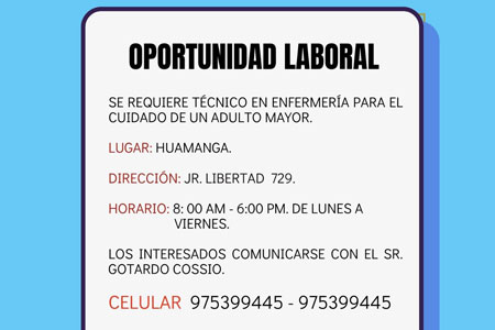 aviso empleo